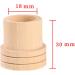 Restokki MOXA Rod Burner Holder | Portable Wood Base for 1.8 cm Moxa Strips | Professional Moxa Healing Box for Health Maintenance Therapy - Buy Online on GoSupps.com