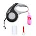 Ruayia New classic pull -out leash for dogs up to 52 kg - ultra -high belt - 360 guide and braking system - 3 m- black 3m black