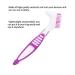 Health Gear Denture Cleaning Brush - Double Bristle Head for Dental Bridges & Oral Care | Effective Plaque Removal - Buy Online on GoSupps.com