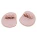 2 Cotton Pads Toe Straightener Hammer Toe Cushions-Relieve Pain - Correction & Bunion Protection