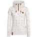Bigfanshu Womens Hooded Sweatshirts Flocking Thicken Print Jackets Tracksuits Zipper Female Sportswear Beige - Buy Online on GoSupps.com