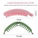 6 PCS Large Banana Hair Clips for Thick Hair - Strong Hold Nonslip Combs for Women and Girls - Buy Online on GoSupps.com