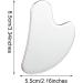 304 Stainless Steel Gua Sha Facial Tool - Spa Quality Skin Care for Face Eyes & Neck | Heart-Shaped Design Gift - Buy Online on GoSupps.com