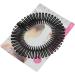 Black Plastic Stretch Sport Hair Band Full Circle Flexible Comb Teeth Headband Clip - Buy Online on GoSupps.com