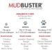 Dexas MudBuster Portable Dog Paw Washer - Light Gray Medium Size | Paw Cleaner for Dogs - Buy Online on GoSupps.com