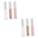 Healeved 6 Pcs Polarized Monochrome Eyeshadow Women Bling Eyeshadow Eye Glitter Makeup Korean Makeup Plastic