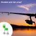 Dongker LED Fishing Bells - 10-Pack Eel Bells with Clamp | Portable Double Fishing Bells for Outdoor Fishing Rods - Buy Online on GoSupps.com