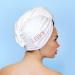 Sleek'e Microfiber Hair Wrap - Ultra Absorbent Spa-Quality Anti-Frizz Turban Twist Towel for Faster Drying - White - Buy Online on GoSupps.com