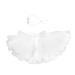 Amosfun Infant Tutu Skirt Baby Tutu Skirt Baby Newborn Apparel Photography Prop Dress Up with Floral Headband for Baby Girls Toddlers (White) 17.5x12x0.1cm White
