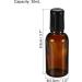 PATIKIL 30mL Roller Bottles 3 Pack Amber Glass Essential Oil Roller Ball Black Caps Refillable Sample Containers Brown - Buy Online on GoSupps.com