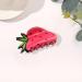 Charming Strawberry-Shaped Hair Claw Clip - Stylish Durable and Perfect for a Tropical- Look - Buy Online on GoSupps.com