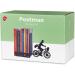 Buy Balvi Postman Black Decorative Metal Bookend - Stylish & Functional Book Support for Home & Office - Buy Online on GoSupps.com