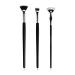 Fan Mascara Brushes, 3Pcs Eyelash Eyebrow Brush Lash Wand for Lashes, Facial Fan Brush for Eyelash Clumping. (Fan brush)