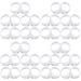 Hemoton 20 Pairs Toe Ring Elastic Band Cover Massage Rings Practical acupoint Ring Toe acupoint Ring Silicone Foot Ring Toe acupoint Covers Toe Covers Tool Travel Magnet Boxed