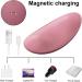 HAYAEN Heating Lactation Massager - 2-in-1 Vibrating Breast Massager with 3 Heating Levels + 10 Vibration Modes for Clogged Ducts and Breastfeeding - Pink - Buy Online on GoSupps.com