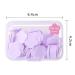 100 Pcs Mini Portable Travel Soap Paper Sheets - Flower Shape Disposable Soap Flakes for Hand & Foot Care | Cleansing Toiletry Paper Soap Sheets (Blue - Buy Online on GoSupps.com