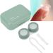 Portable Cute Contact Lens Case - Travel Storage Set with Carrying Stick (Green) - Ideal for Home & Travel - Buy Online on GoSupps.com