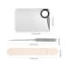 Healvian Liquid Foundation Palette Set | Korean Makeup Tools | Stainless Steel Spatula & Scraper for Makeup Artists & Nail Art | Double Head Makeup Kit - Buy Online on GoSupps.com