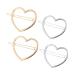 Hair Clip Rhinestone Hair Clip Girls Hair Bows Metallic Hair Clips 4 Pieces Heart Clips Hair Clip Hair Accessories Love Shaped Hair Pins Heart Hair Pins