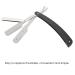 Professional Stainless Steel Barber Razor - Straight Edge Shaver for Men | Sharp Cutthroat Manual Safety Blade - Buy Online on GoSupps.com