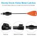 LBW Adjustable 3-Piece SUP Paddle | Aluminium Alloy Floating Replacement Paddle | Stand Up Paddle with Storage Bag | Telescopic Portable Oars - Orange - Buy Online on GoSupps.com