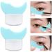 Mascara Shield Guard 4pcs/Set Eyelash Makeup Applicator Tool Eyeliner Auxiliary Tool Pads Silicone Resusable Eyeshadow Guard Pads Blue - Buy Online on GoSupps.com