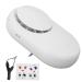 Eyelash Fan Dryer 3 Level Control No Blade Design Quiet Mini USB Eyelash Fan for Beauty Salon (White)