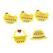 Gogogmee 5pcs Tobots Toys Developmental Toys Chicken Toy Easter Party Favors Easter Party Supplies Easter DIY Crafts Baby Toys Education Toy Lovely Toy Yellow Toy Gift Toys for