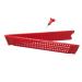 4 Lines 28 Cells Braille Writing Slate and stylus (Red)