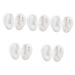 5 Pairs Artificial Ears Artificial Display Ear Model Silicone Ear Mold Simulation Ear Model Silicone Ear Model Fake Ear Models Imitation Ear Mold Simulation Ear Mold