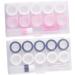 Solustrie 6-Sentence Portable Storage Box for Colored Contact Lenses - Contact Lens Case Kit - Travel-Friendly White Container - Buy Online on GoSupps.com