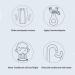 Kids U-Shaped Toddler Toothbrush | Soft Food-Grade Silicone | 360 Oral Cleaning Design | Ages 2-6 | 3pcs - Buy Online on GoSupps.com