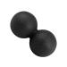 Amosfun double lacrosse ball trigger point ball peanut ball acupressure roll muscle node ball yoga ball peanut roll peanut ballball peanuts ice hockey massage medium black