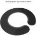 Hair Cutting Collar & Cape - Waterproof Silicone Shawl for Salon Hairdressing - Black - Buy Online on GoSupps.com