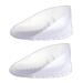 NOLITOY 4 Pairs U-Shaped Heel Pad Heel Insoles Heel Protector Heel Cups Baby Shower Decorations Sink Sponge Holder Thank You Heel Pads for Shoes Half Pad Men and Women Invisible Sebs