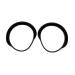 hero-s 2pcs anti-scratch rings prevent scratches on 4 glasses relieve eye fatigue magnetic alloy frame