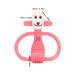 Silicone Baby Teether Toy for Toddlers - Easy to Clean Teething Toy, Ideal Gift (Pink) - Buy Online on GoSupps.com