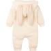 Kids Tales Newborn Baby Rabbit Ear Hooded Zipper Romper 0-3 Months - Apricot - Buy Online on GoSupps.com