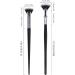 Folding Eyelash Eyebrow Brush | Portable Mascara Fan Brush - Eye Lashes Makeup Tools with Soft Bristles - Buy Online on GoSupps.com