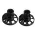 WOONEKY 2pcs Electric Grinding Chuck Rotary Tool Dust Blower Electric Grinders Manual Blower Black Plastic
