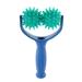 MagiDeal Massage Roller with 2 Massage Balls Massage Ball with Knobs Relaxing Foot Hand Massager Self Massage Roller Y-type Green