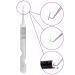 FADLASH Volume Lash Tweezers for 3D 6D Fans - Curved Tip Professional Eyelash Extension Tool - Buy Online on GoSupps.com
