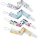 Klemys Baby Pacifier Clips 4 Pack Binky Paci Holder and Leash Unisex for Boys and Girls Fits for Most Pacifier Binkie Styles & Baby Teethers & Toys and Gift Universal Fit - Buy Online on GoSupps.com