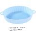 Zerodeko Air Fryer Pad Air Fryers Roasting Pan Reusable Steamer Patches Oven Baking Pan Household Parchment Blue 21X18.5X4CM - Buy Online on GoSupps.com