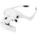 Headband Magnifier Head MountLighted Magnifying Glasses Head Magnifier Glasses with Led Professional Jeweler's Loupe Light Headband Magnifying for Reading Jewellery Loupe for Hobbies Reading Better