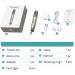 Dr. Pen H3 Hydra Pen Automatic Serum Applicator - Authentic Derma Beauty Pen - Trusty Skin Care Tool Kit - 0.25mm 12pins 2 + 0.25mm Round Nano x3 + 0.25mm Silicone Nano x3 - Buy Online on GoSupps.com