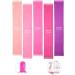 Resistance Loop Bands Set of 5 Resistance Workout Fitness Exercise Loop Bands with Five Resistance Levels for Physical Therapy Rehab Yoga Pilates and Strength Training in Gym and Home ( Pink series) - Buy Online on GoSupps.com