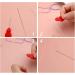 30-Piece Beading Needles Set - 5 Size Big Eye & Long Straight Needles with Bottle for Easy Threading | Bracelet & Necklace Making Supplies - Buy Online on GoSupps.com