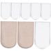minkissy 1 Set Half Size Heel Pad Supple Heel Insoles Sports Heel Pads Invisible Height Pads Half Lift Cushions Shoes Height Increase Pads Shoes Height Increase Cushions Sports Heel Insoles