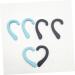Housoutil 20 Pair Mask Ears Hooks - Silicone Ear Protection Mask Hanging Accessories (3 Colors) - International Shipping Available - Buy Online on GoSupps.com
